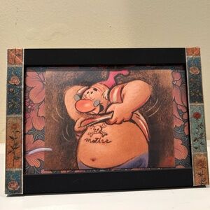 Disney-inspired mixed media art